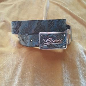 GUESS Blues fuax snake skin belt